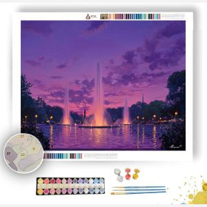 STUTTGART EVENING PARK - Paint by Numbers Full Kit