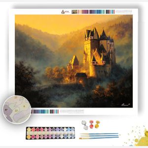 CASTLE ELTZ AT DAWN - Paint by Numbers Full Kit
