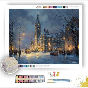 RATHAUS EVENING - Paint by Numbers Full Kit