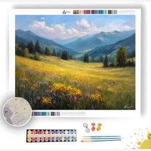 FIELDS OF LIGHT - Paint by Numbers Full Kit