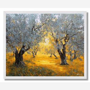 OLIVE GROVE MELODY - FRAMED