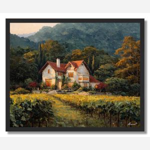 VILLA IN THE VINES - FRAMED