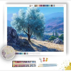 OLIVE TREE LIGHT - Paint by Numbers Full Kit