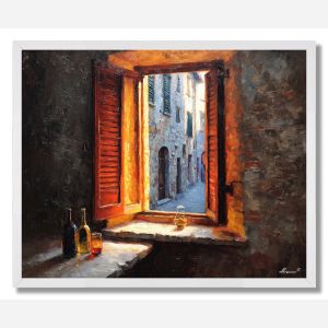 TUSCAN WINDOW LIGHT - FRAMED