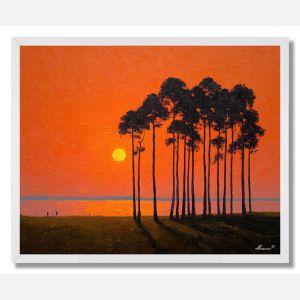 CYPRESS SILHOUETTE - FRAMED