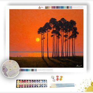 CYPRESS SILHOUETTE - Paint by Numbers Full Kit