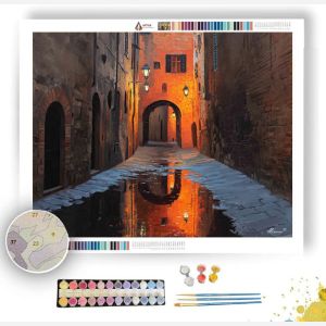 STREETS OF SIENA - Paint by Numbers Full Kit