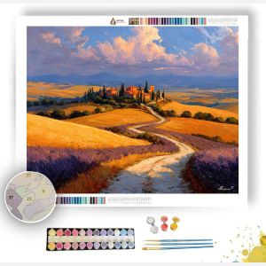 ROAD TO SIENA - Paint by Numbers Full Kit