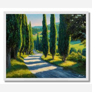 CYPRESS ROAD - FRAMED