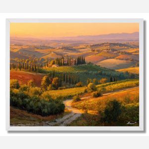 MONTALCINO SUNRISE - FRAMED