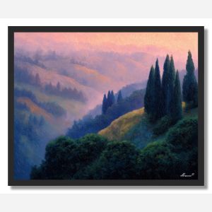 HILLSIDE GLOW - FRAMED