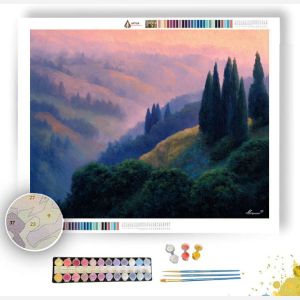 HILLSIDE GLOW - Paint by Numbers Full Kit