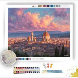 DUOMO AT SUNSET - Paint by Numbers Full Kit