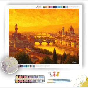 FLORENCE SKYLINE GLOW - Paint by Numbers Full Kit