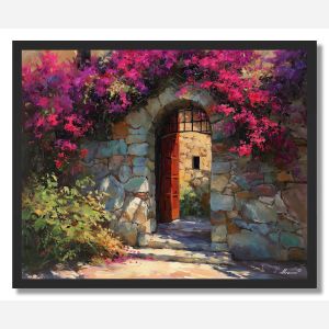 TUSCAN DOORWAY - FRAMED