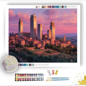 SAN GIMIGNANO LIGHT - Paint by Numbers Full Kit