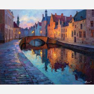 BRUGES CANAL REFLECTIONS
