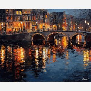 AMSTERDAM BRIDGE NIGHT