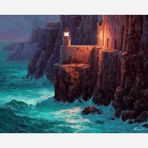 PORTUGAL LIGHTHOUSE CLIFF