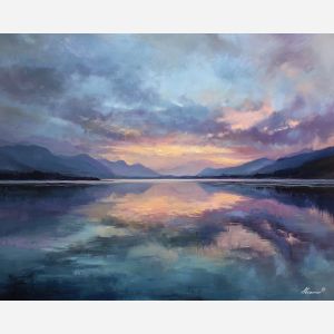 SCOTTISH LOCH EVENING