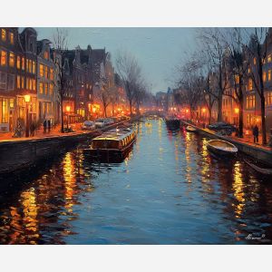 DUTCH CANAL TWILIGHT