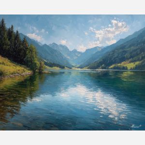 AUSTRIAN LAKE EVENING