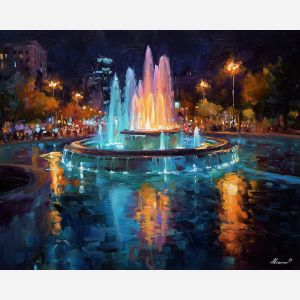 BARCELONA NIGHT FOUNTAIN