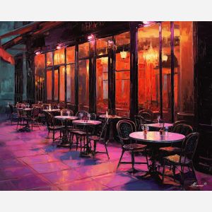 PARISIAN CAFE TWILIGHT