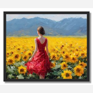 SUNFLOWER MORNING - FRAMED