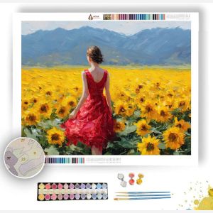 SUNFLOWER MORNING - Paint by Numbers Full Kit
