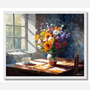 SUNLIT KITCHEN TABLE - FRAMED
