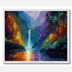 MYSTIC WATERFALL - FRAMED