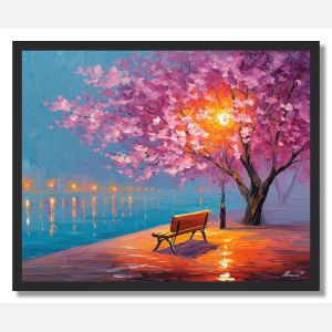 MORNING BLOSSOMS - FRAMED