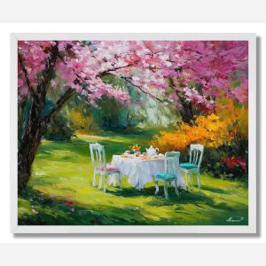 GARDEN TEA TIME - FRAMED