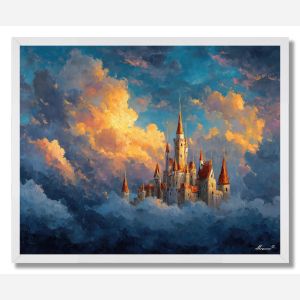 SKY CASTLE RAYS - FRAMED