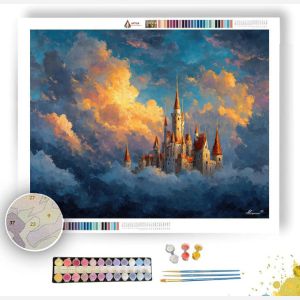 SKY CASTLE RAYS - Paint by Numbers Full Kit