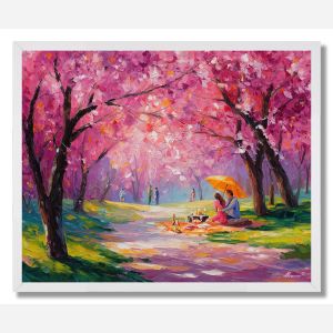 CHERRY BLOSSOM PARK - FRAMED