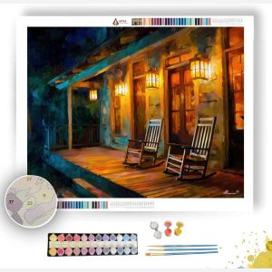 EVENING LANTERN PORCH - Paint by Numbers Full Kit