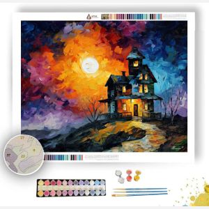 HAUNTED MOONLIGHT - Paint by Numbers Full Kit