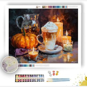 PUMPKIN SPICE AFTERNOON - Paint by Numbers Full Kit