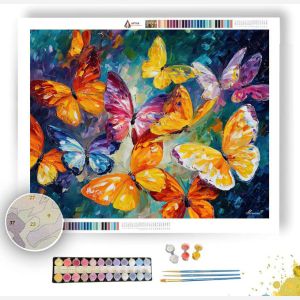 CRYSTAL BUTTERFLY DANCE - Paint by Numbers Full Kit