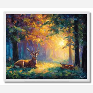FOREST CLEARING GLOW - FRAMED