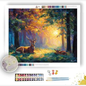 FOREST CLEARING GLOW - Paint by Numbers Full Kit