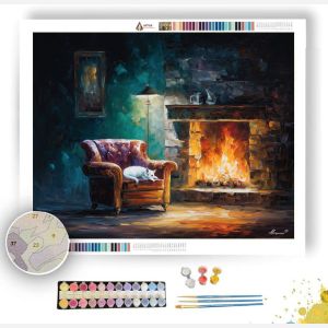 FIRESIDE COMFORT - Paint by Numbers Full Kit