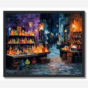 WITCHS MARKET - FRAMED