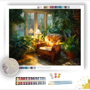 SUNROOM RELAXATION - Paint by Numbers Full Kit