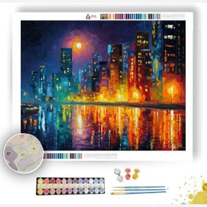 MOON OVER CITY - Paint by Numbers Full Kit