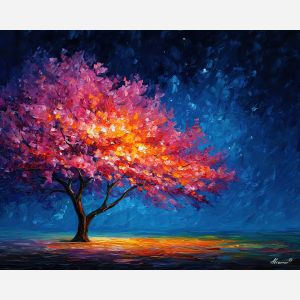 BLOSSOMING NIGHT TREE
