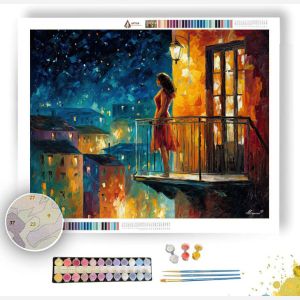 MIDNIGHT BALCONY - Paint by Numbers Full Kit