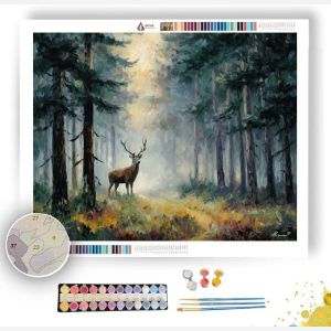 DEER IN FOREST - Paint by Numbers Full Kit